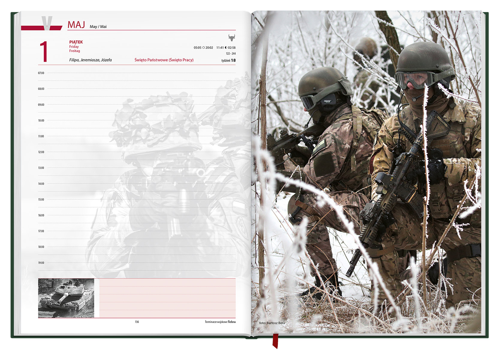 SPECIAL FORCES CALENDAR/DIARY 2022 Producent Terminarzy Wojskowych i